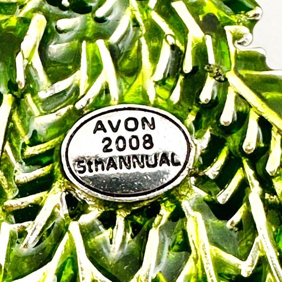 Avon Collectible 2008 Large Christmas Tree Brooch/Pin - Picture 9 of 9